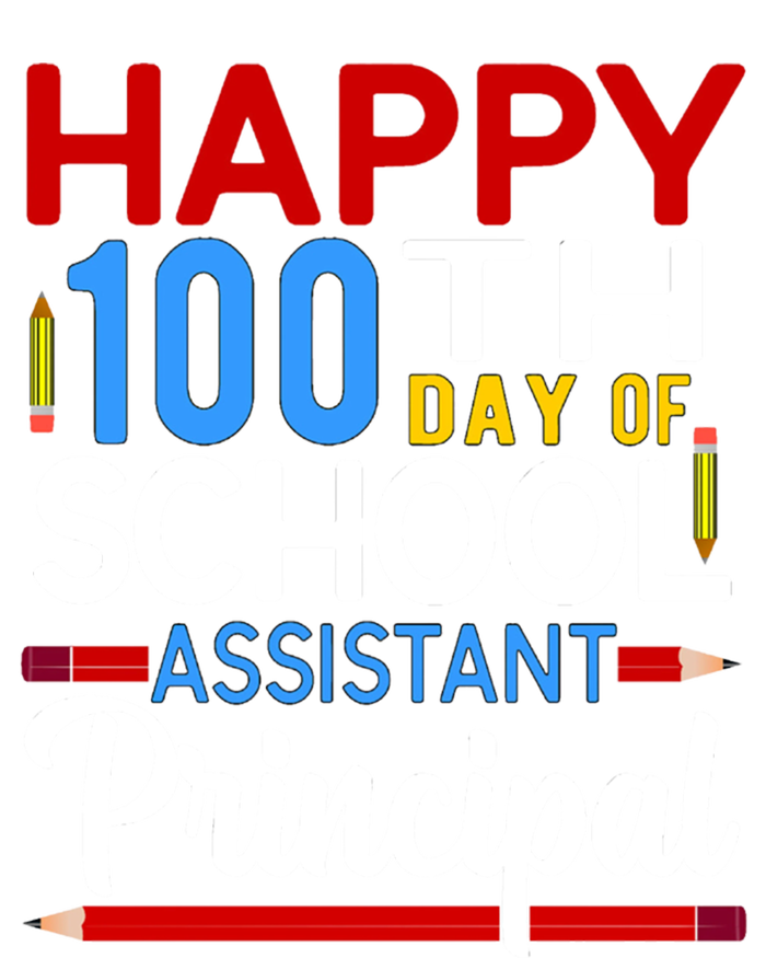 Happy 100th Day Of School Assistant Principal Gift Sustainable Beanie