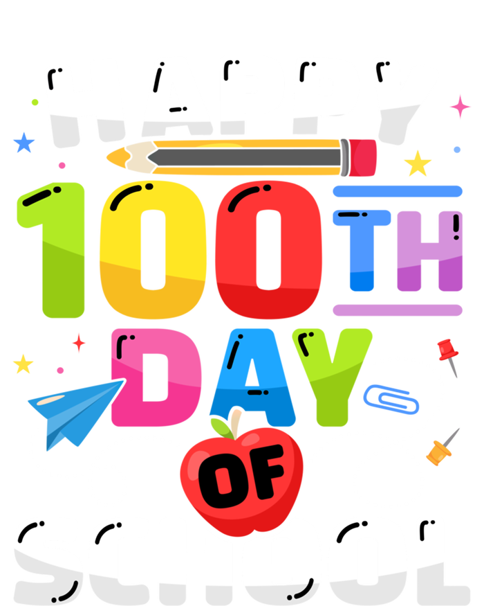 Happy 100th Day Of School For 100 Days Student Or Teacher Cute Gift Premium Hoodie