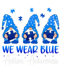 Gnomes Autism Holding Blue Puzzle Autism Awareness Gnome T-Shirt