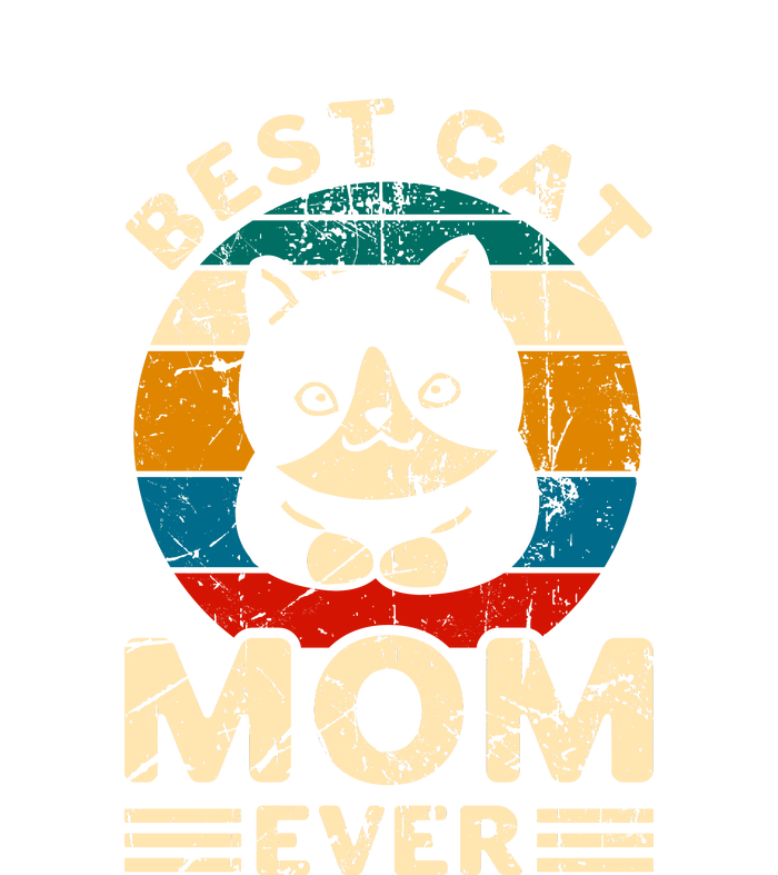 Vintage Best Cat Mom Ever Gift For Mother's Day Magnet