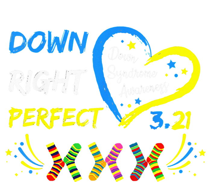 321 Down Right Perfect Socks Down Syndrome Awareness Softstyle Adult Sport Polo