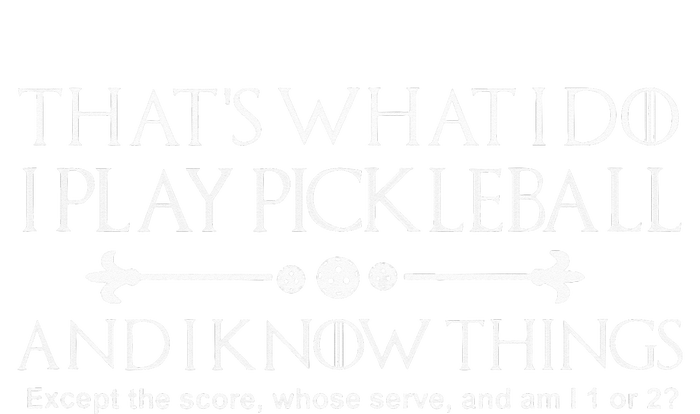 Pickleball Gear What I Do Except The Score Pickleballer T-Shirt