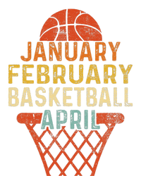 January February Basketball April Funny Full-Length Apron With Pockets