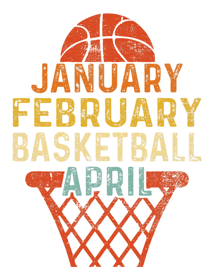 January February Basketball April Funny Full-Length Apron With Pockets