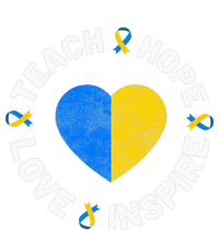 World Down Syndrome Day Ribbon Teach Hope Love T21 T-Shirt