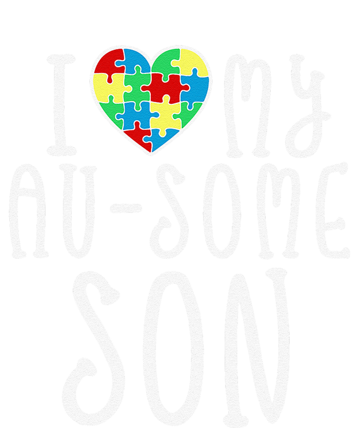 I LOVE MY AUSOME SON Autism Awareness Walk Meme Yupoong Adult 5-Panel Trucker Hat