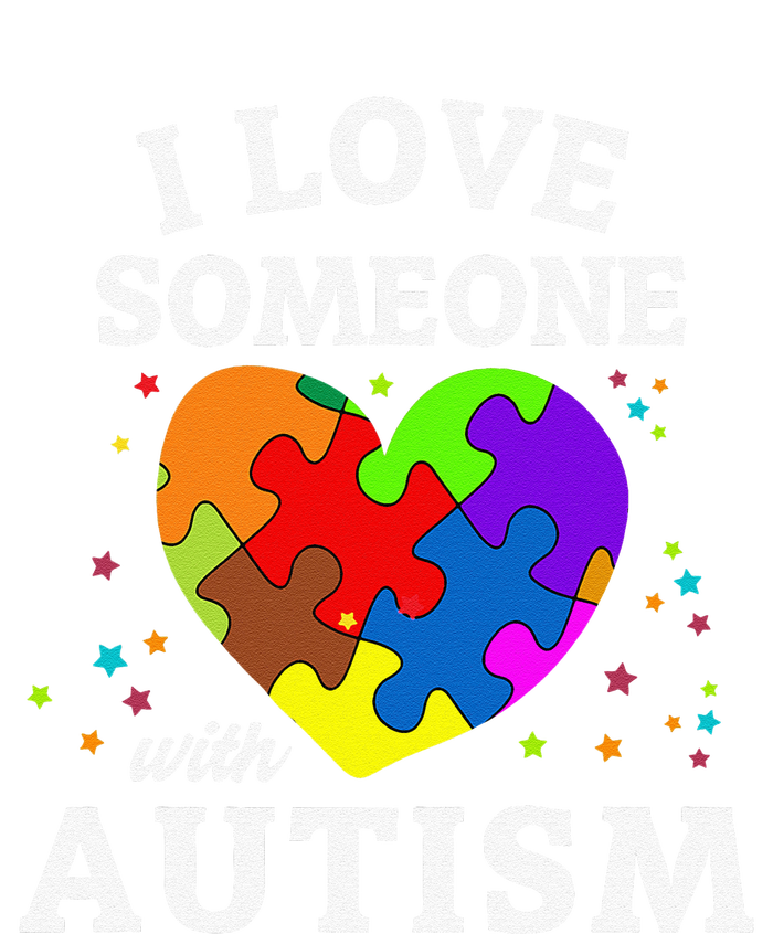 I Love Someone With Autism Cooling Performance Long Sleeve Crew