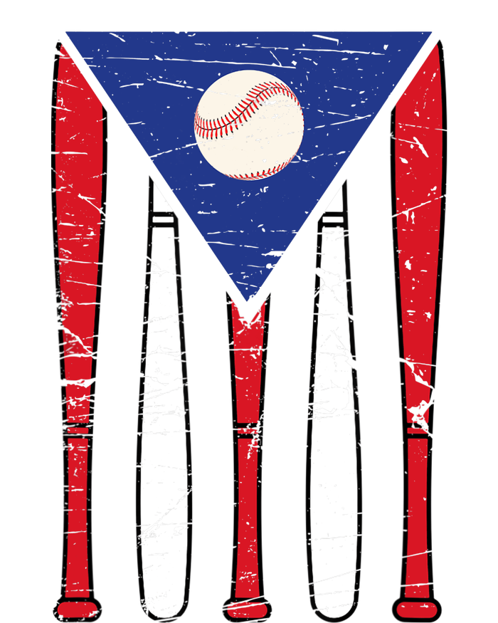 Puerto Rico Baseball Inspired By Puerto Rican Flag Vintage 25L Jumbo Tote