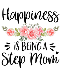 Cute Happiness Is Being A Step Mom Floral Mother's Day Sweatshirt