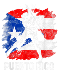 Puerto Rican Baseball Player Puerto Rico Flag Baseball Women’s Perfect Tri Rocker Tank