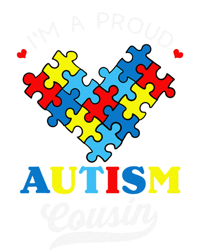 I'm A Proud Autism Cousin Autism Awareness Autistic Relative Cooling Performance Long Sleeve Crew