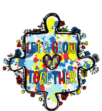 Lets Grow Love Together Autism Awareness T-Shirt