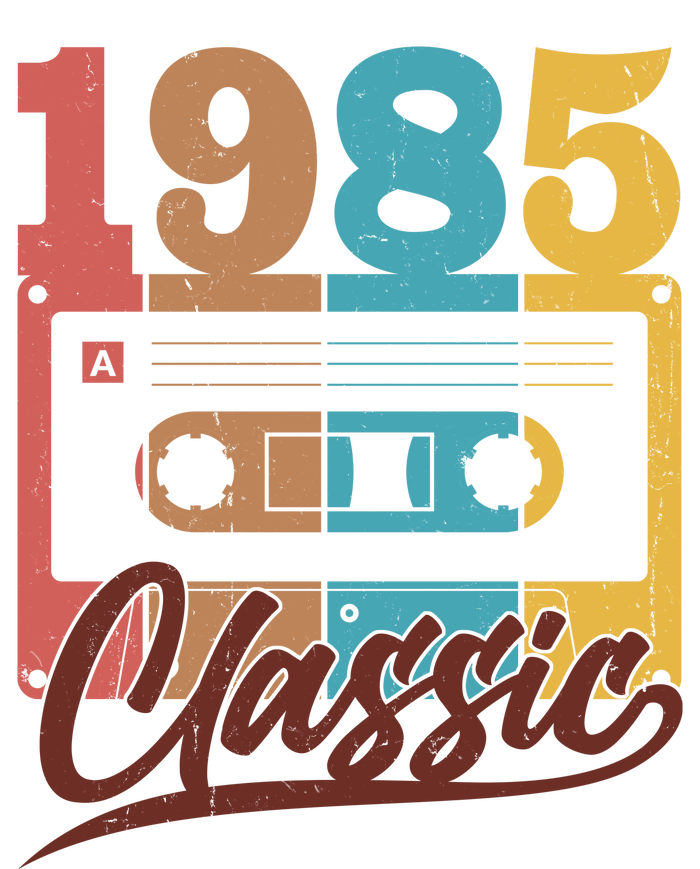 Retro Classic 1985 Birthday Cassette Tape T-Shirt