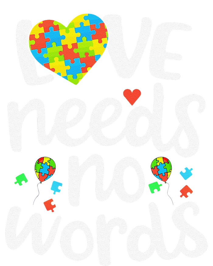 Love Needs No Words Autism Awareness Women Sustainable Beanie