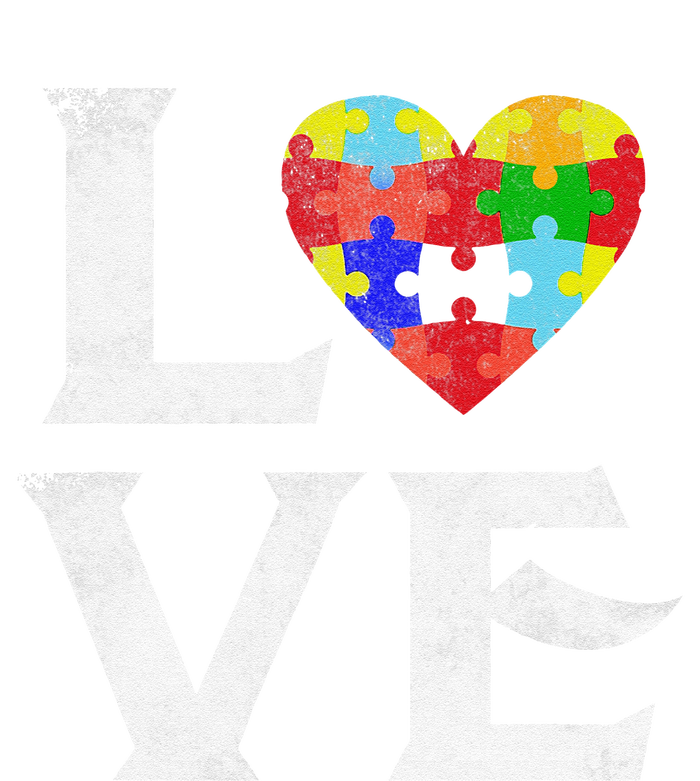 Love Puzzles Autism Awareness Heart Puzzle Tee T-Shirt