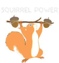 Cute Squirrel Power Garment-Dyed Sweatshirt