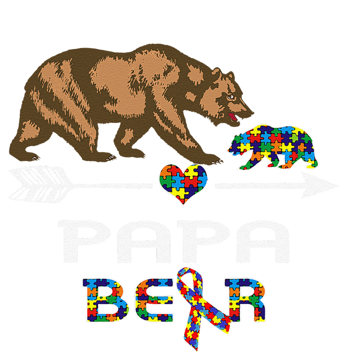 Papa Bear Autism Awareness Autism Papa Tee Mousepad