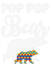 Pop Pop Bear Autism Awareness Gift For Proud Autism Granddad T-Shirt