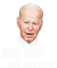 Who Shit My Pants Funny Anti Joe Biden Flexfit Unipanel Trucker Cap