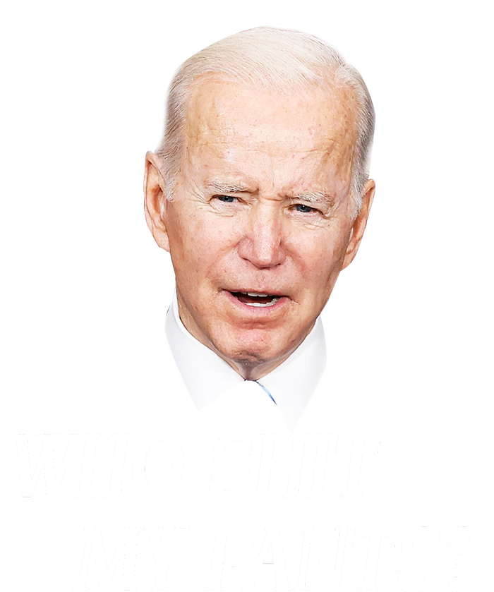 Who Shit My Pants Funny Anti Joe Biden Flexfit Unipanel Trucker Cap