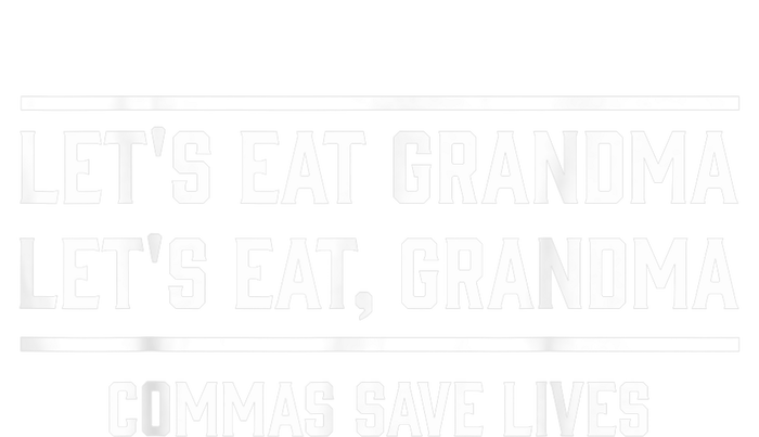 Let's Eat Grandma Commas Save Lives Funny  Doggie Tank