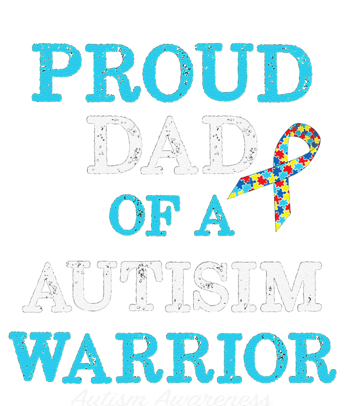 Proud Dad Of A Warrior Autism Awareness Sustainable Beanie