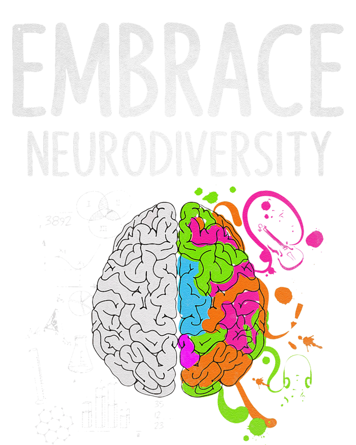 Teacher April Autism Awareness Embrace Neurodiversity Brain Hoodie