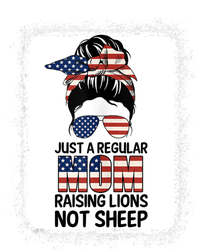 Just a Regular Mom Raising Lion For Wo Patriot Not Sheep Tank Top T-Shirt