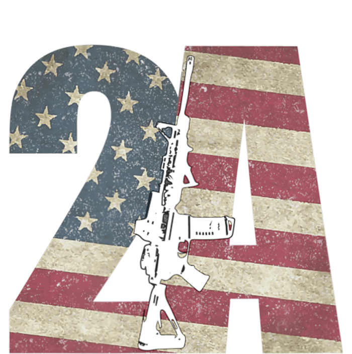 2nd Amendment Patriotic Gun Owner American Flag Rifle Tank Top