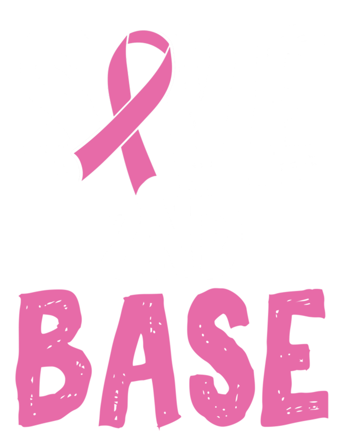 Funny Breast Cancer Awareness Month Save Second 2nd Base Gift Ladies Essential Flowy Tank