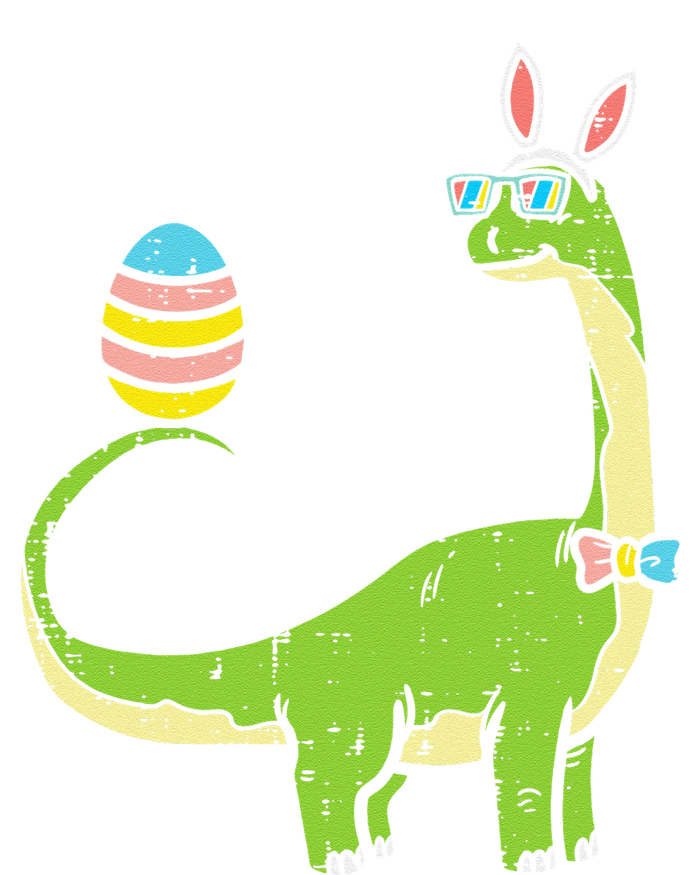 Brontosaurus Bunny Ears Egg Easter Day Dinosaur Dino T-Shirt