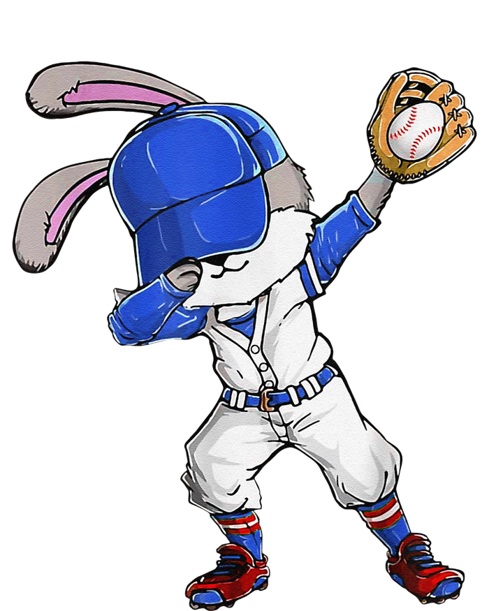 Dabbing Bunny Easter Day Baseball Catcher Happy Easter Sustainable Knit Beanie