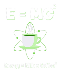 E=mc2 Funny Science Coffee Energy Milk Women's Fleece Hoodie