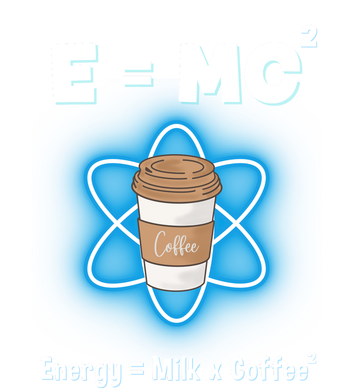 E=mc2 Funny Science Coffee Energy Milk Drawstring Bag