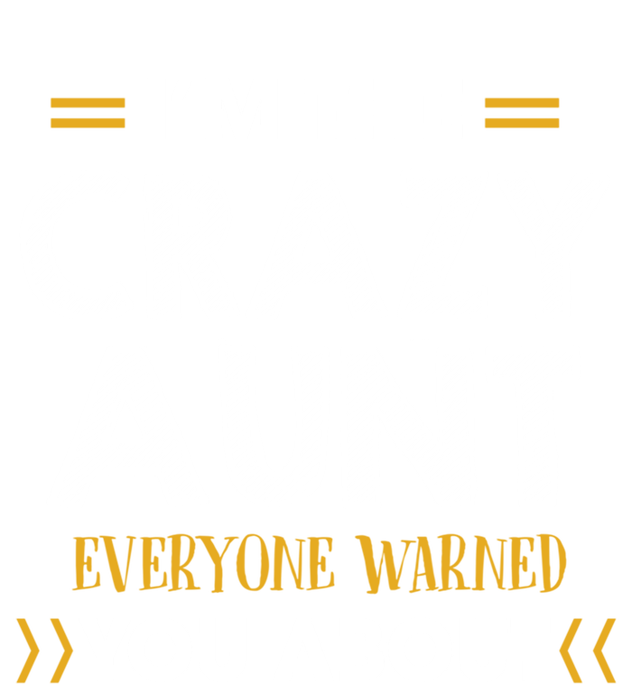 I'm The Crazy Aunt Everyone Warned You About Funny Gift Insulated Varsity Jacket