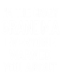 I'm The Crazy Grandma Funny Jokes Sarcastic Sayings Meaningful Gift V-Neck T-Shirt