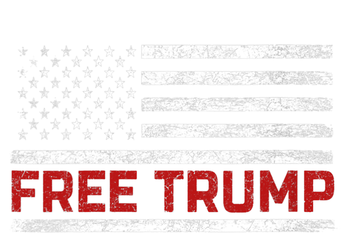 Free Donald Trump Republican Support Pro Trump American Flag Tall Hoodie