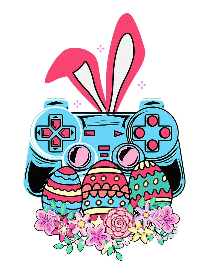 Happy Easter Day Video Game Controller Bunny Gamer Kids T-Shirt