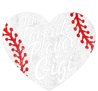 My Favorite Player Calls Me Gigi Baseball Heart Cute Grandma Kids Long Sleeve Shirt