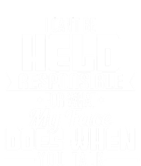 I Can't Be Held Responsible What My Face Does When You Talk Gift Insulated Varsity Jacket