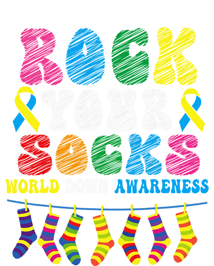 World Down Syndrome Day, Rock Your Socks Awareness Kids T-Shirt