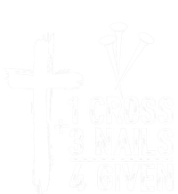 1 Cross 3 Nails Forgiven Christian Happy Easter Gift Dry Zone Grid Polo