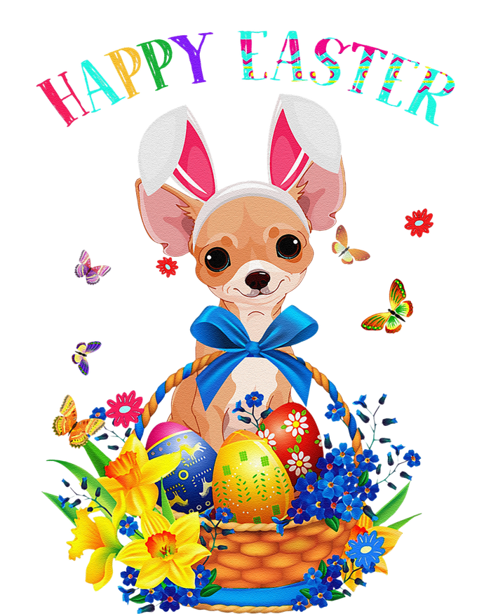 Easter Cute Chihuahua Dog Lover Gifts Bunny Eggs Easter T-Shirt