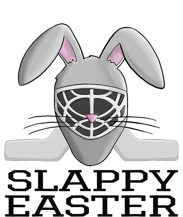 Fun Ice Hockey Easter Bunny Slappy Easter T For Long Sleeve Shirt