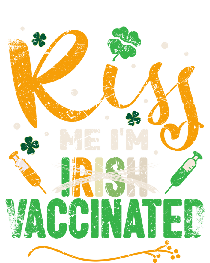 Kiss Me I Am Irish Vaccinated Gift Funny St Patrick Day 2021 Cute Gift Mesh Reversible Basketball Jersey Tank