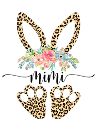 Mimi Bunny Leopard Flower Cute Easter Large Microfiber Waffle Golf Towel