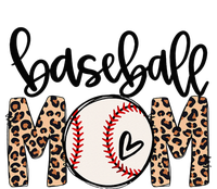 Softball Baseball Mom Leopard Tee Mother's Day T-Shirt