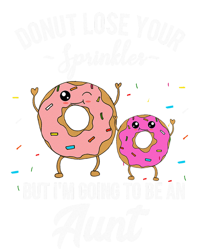 Aunt Pregnancy Announcement Reveal Funny Donut Quote T-Shirt