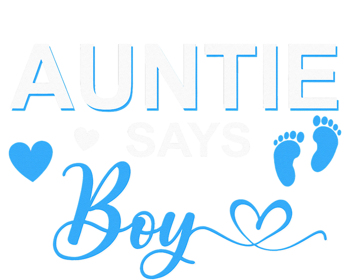 Gender reveal Auntie says matching family baby party T-Shirt