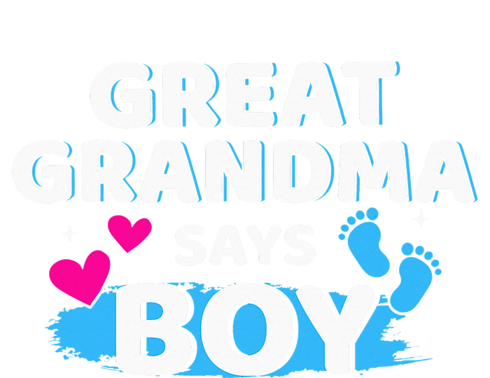 Gender reveal great grandma says matching baby party Baby Long Sleeve Bodysuit